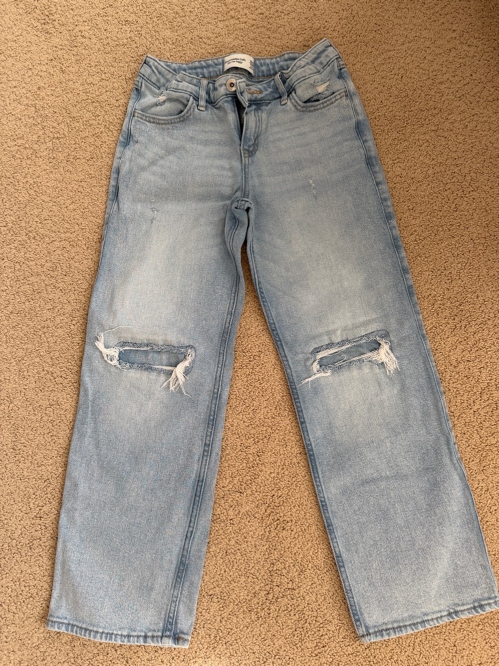 Abercrombie Kids Girls Low Rise Baggy Jean